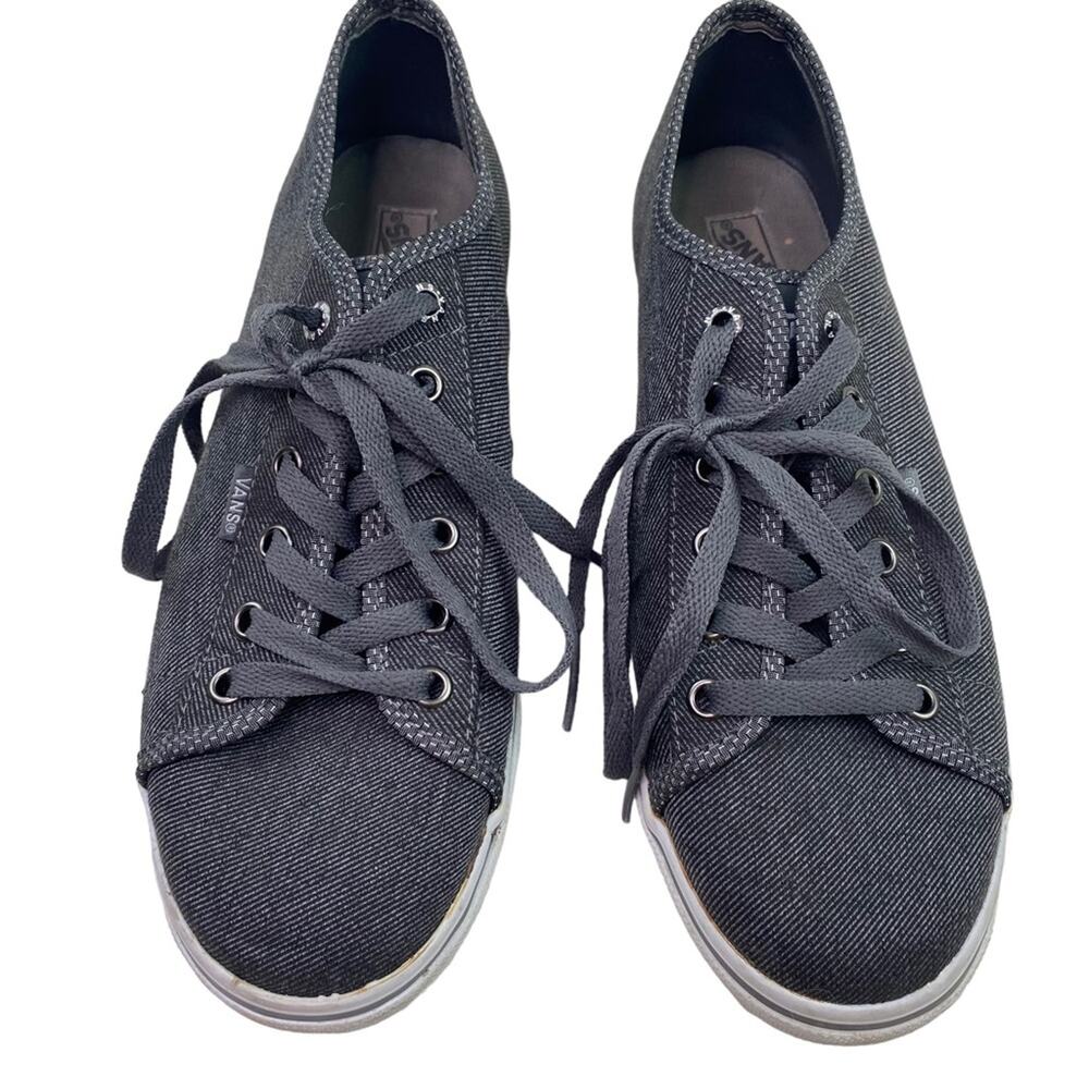VANS Women's Ferris Sneakers Gray Size 8.5 Low Profile